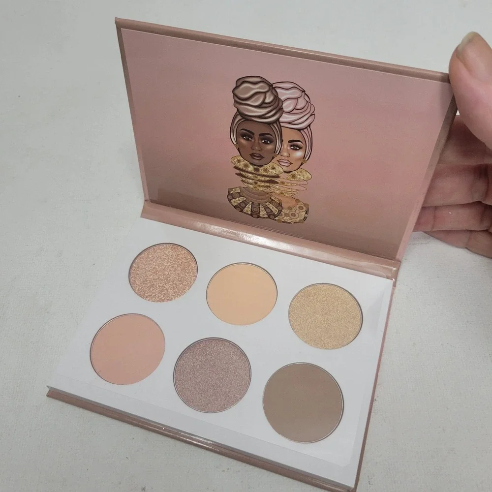 NEW No Box The Nudes by Juvia's Place‎ Eyeshadow Palette 6 Shades Neutrals